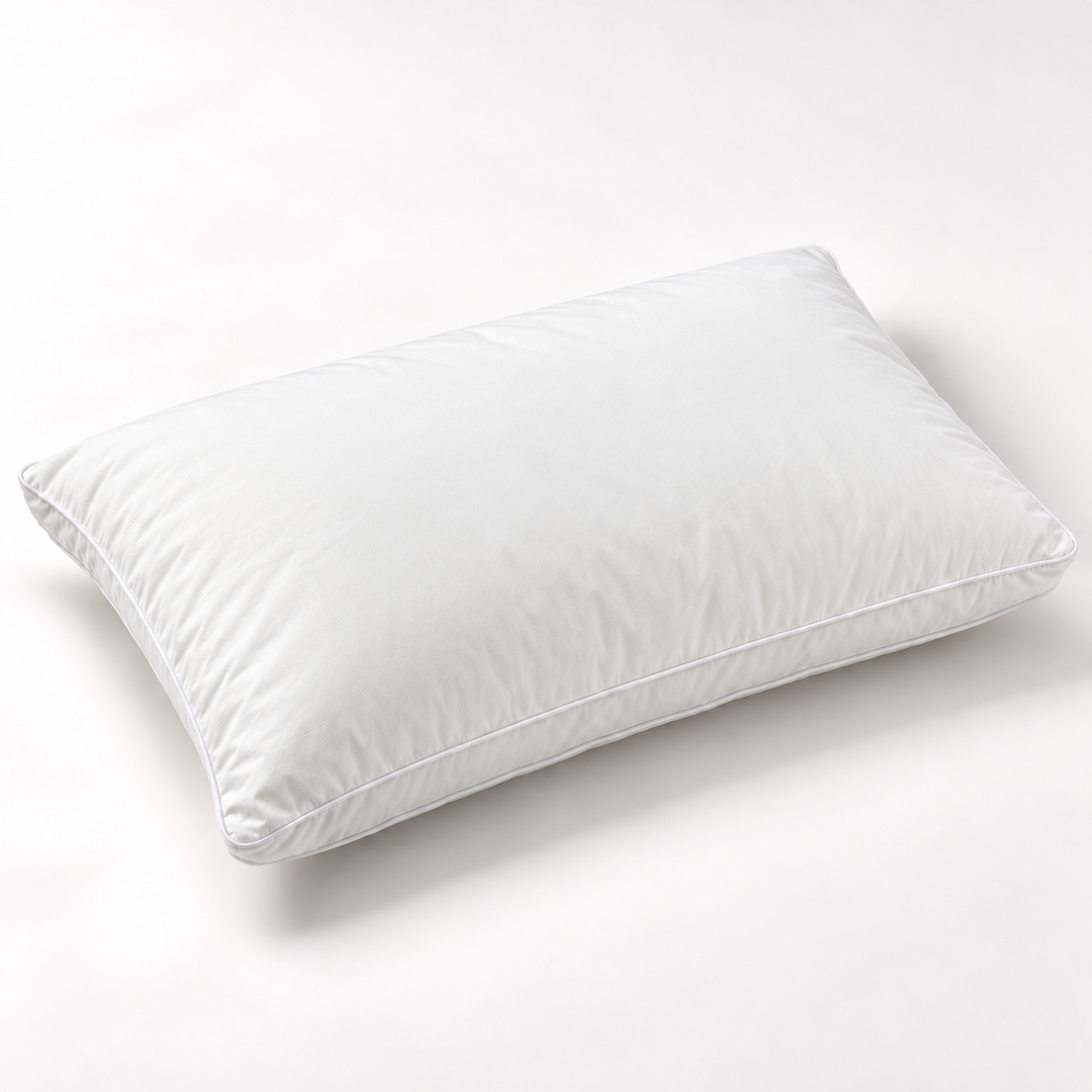 Reesha Feather Pillow · White · 50 × 75 cm · Single